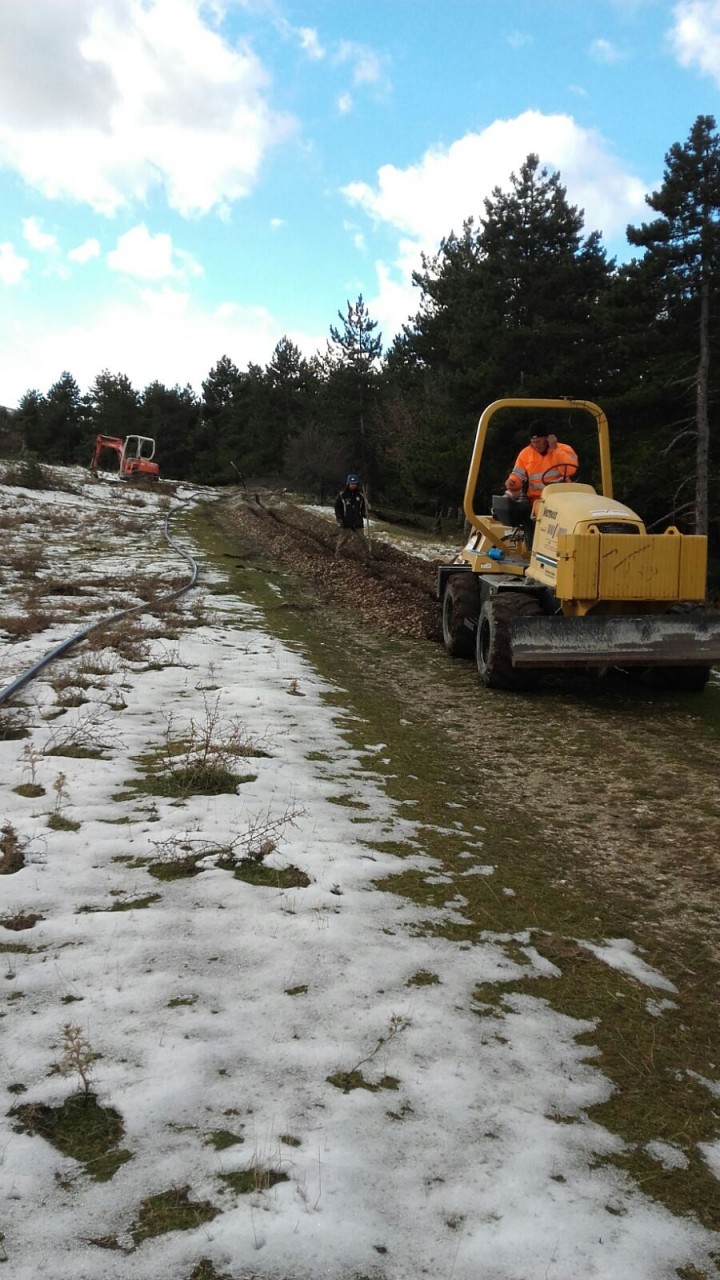 L’acqua corrente arriva al rifugio, <br> lavori in corso al “Paci”