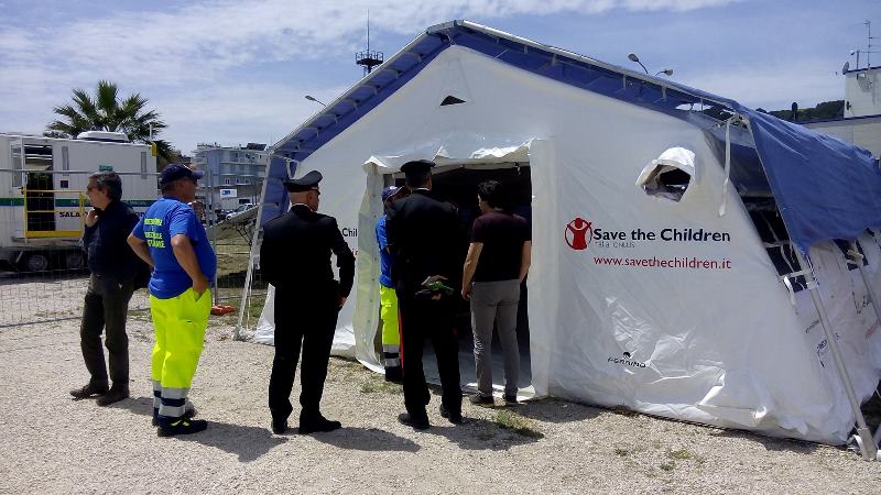 Bambini ed emergenze, <br> Grottammare apripista nazionale