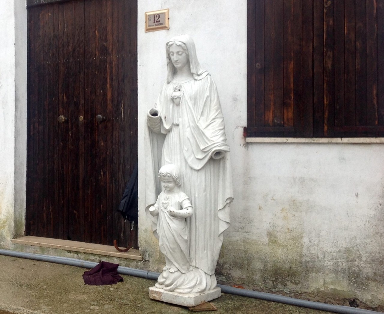 Quinzano, mistero sulla statua senza mani <br> La Rai di nuovo sulle tracce di Amarlis
