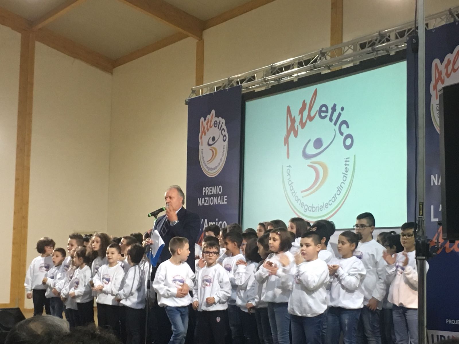 Cardinaletti e Giaretta ad Acquasanta, <br> per il premio “L’Amico Atletico” <br> <span> Foto e Video </span>