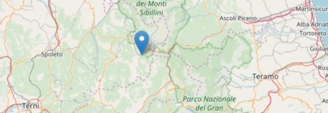 Terremoto, scossa di 3.3: <br> l’epicentro a Norcia