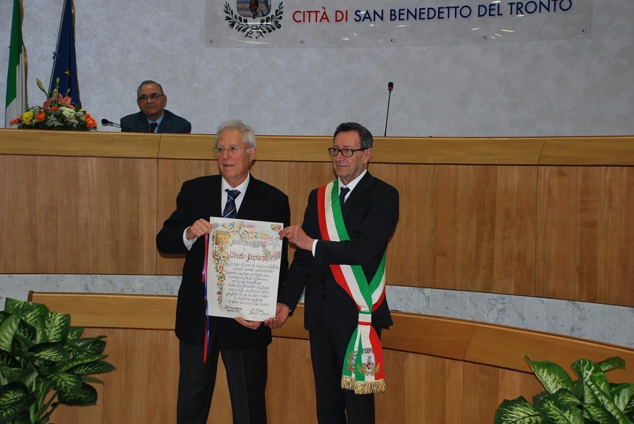Il “Premio Truentum” a Crescenti <br> «Rozzi e l’università, i politici non compresero»