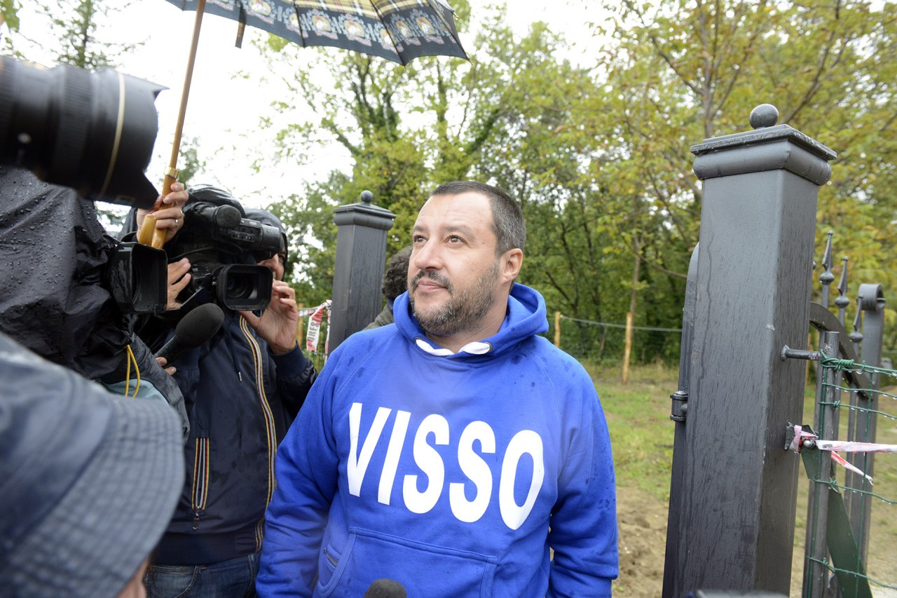 Ascoli, arriva Matteo Salvini <br> Oggi pomeriggio comizio in piazza Arringo