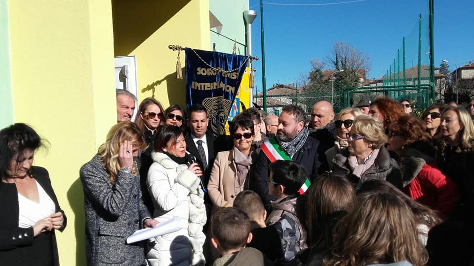 Gran gesto del Soroptimist <br> Inaugurata la ludoteca a Paggese <br> <span> Foto </span>