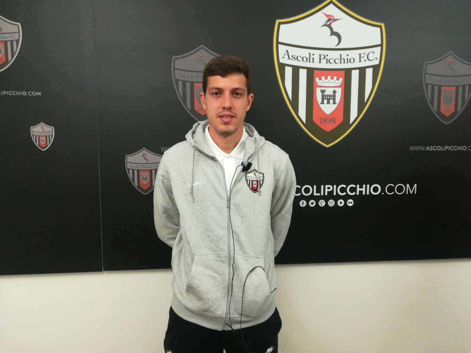 Ascoli, Martinho è carico: <br> «Sarei venuto anche a piedi, <br> lotterò per la salvezza»