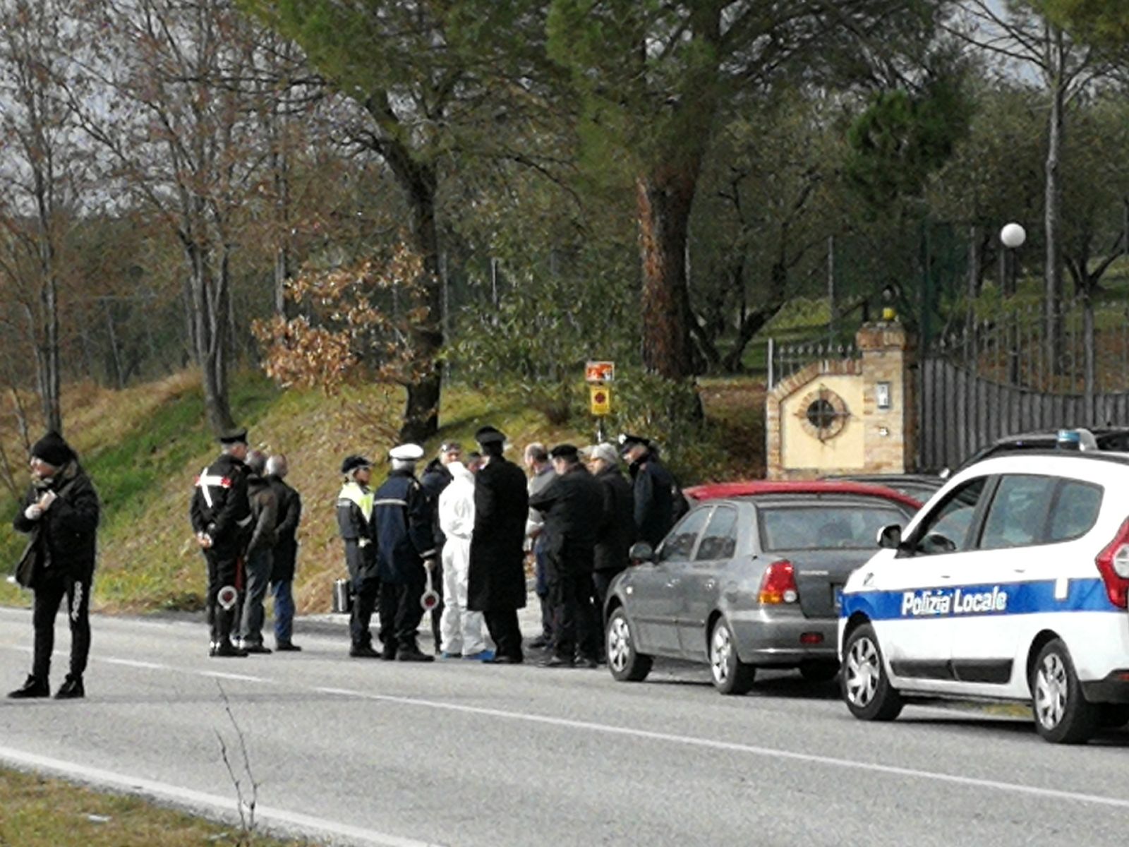 Choc a Pollenza, <br> trovato cadavere in una valigia