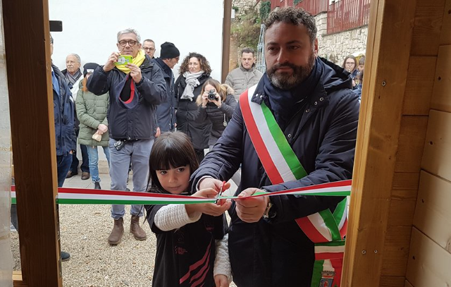Acquasanta, inaugurata l’aula <br> polifunzionale donata dai sindacati