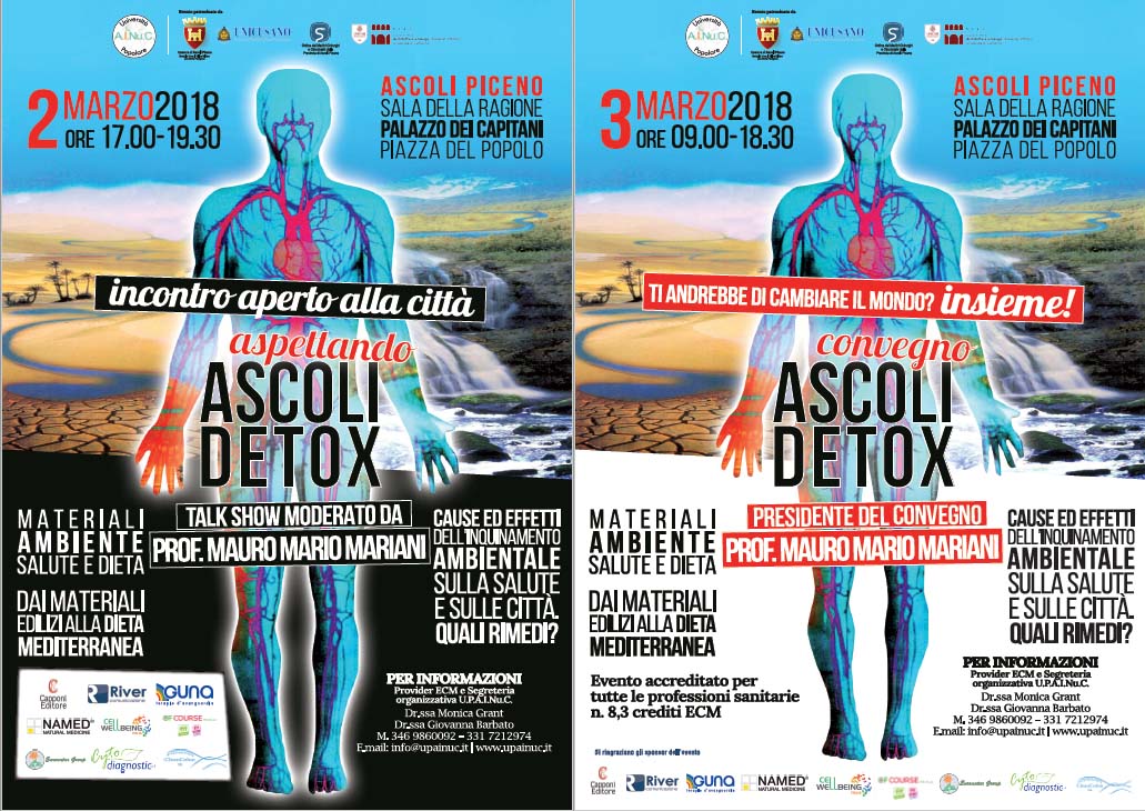 Inquinamento e salute <br> Mariani ne parla ad Ascoli-Detox