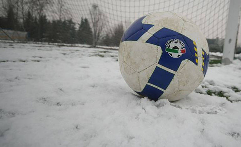 Maltempo: stop ai dilettanti <br> Sospesi tutti i campionati <br> regionali e provinciali