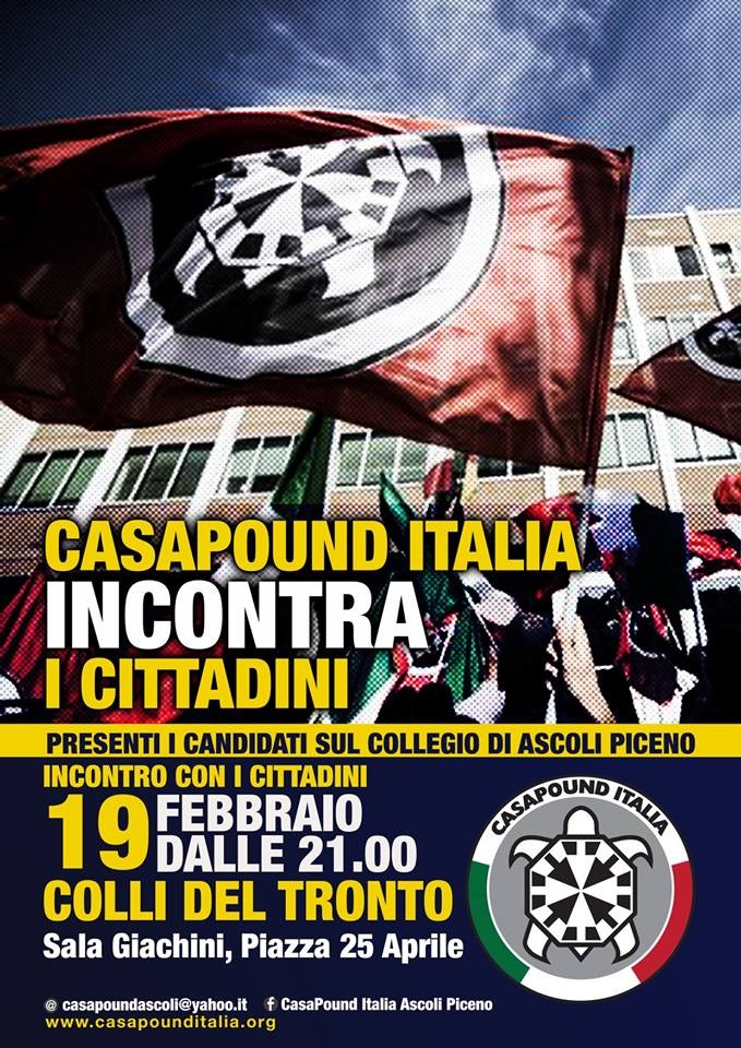 Incontro di Casa Pound a Colli: <br> scatta la contro manifestazione