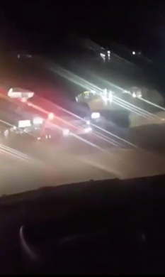 La folle corsa in auto e poi lo schianto <br> Il video choc spopola in rete