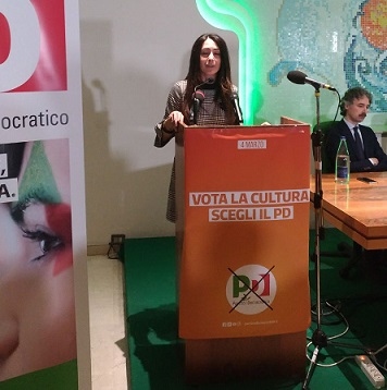 Emanuela Di Cintio è il volto nuovo del Pd <br> «Priorità al turismo e un treno per Roma»