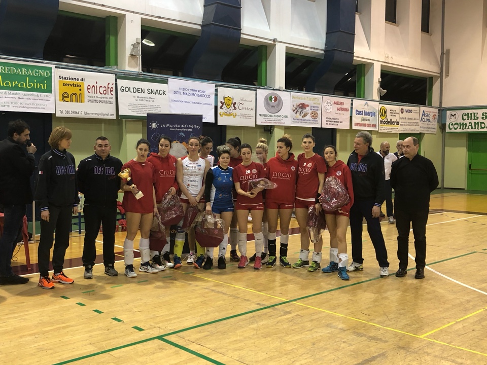 L’Offida Volley si arrende <br> e la Coppa Marche <br> va al Montecchio