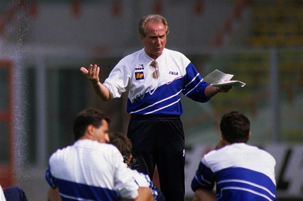 L’ex CT Vicini al “Del Duca” <br> nel 1972 con l’Under 21 <br> contro la Jugoslavia