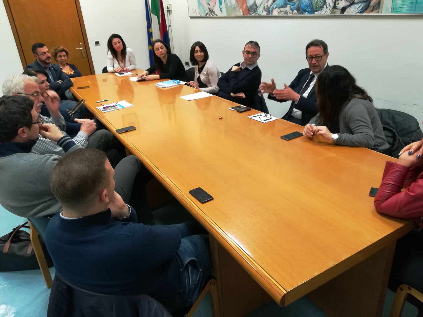 La maggioranza incontra la giunta <br> Focus sulle azioni per la città