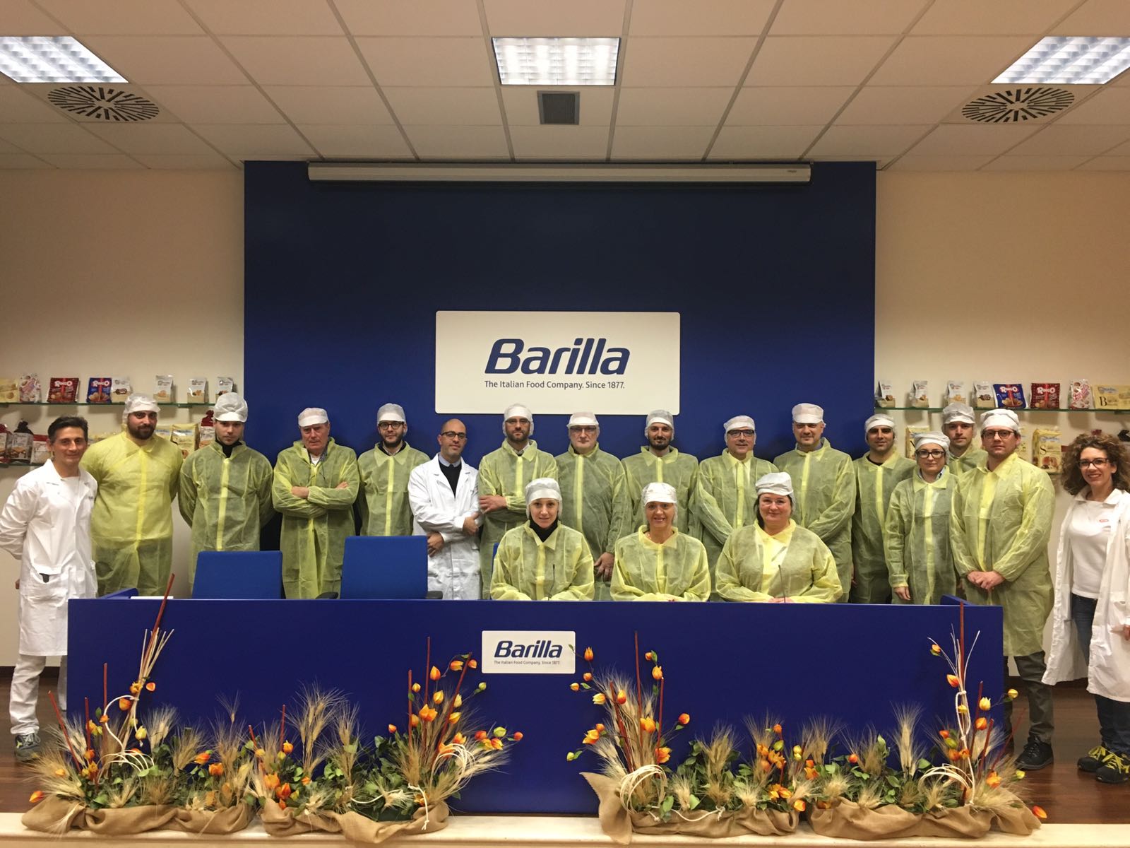 Confindustria alla Barilla per i 35 anni <br> dello stabilimento ascolano <br> I giovani in missione a Bruxelles