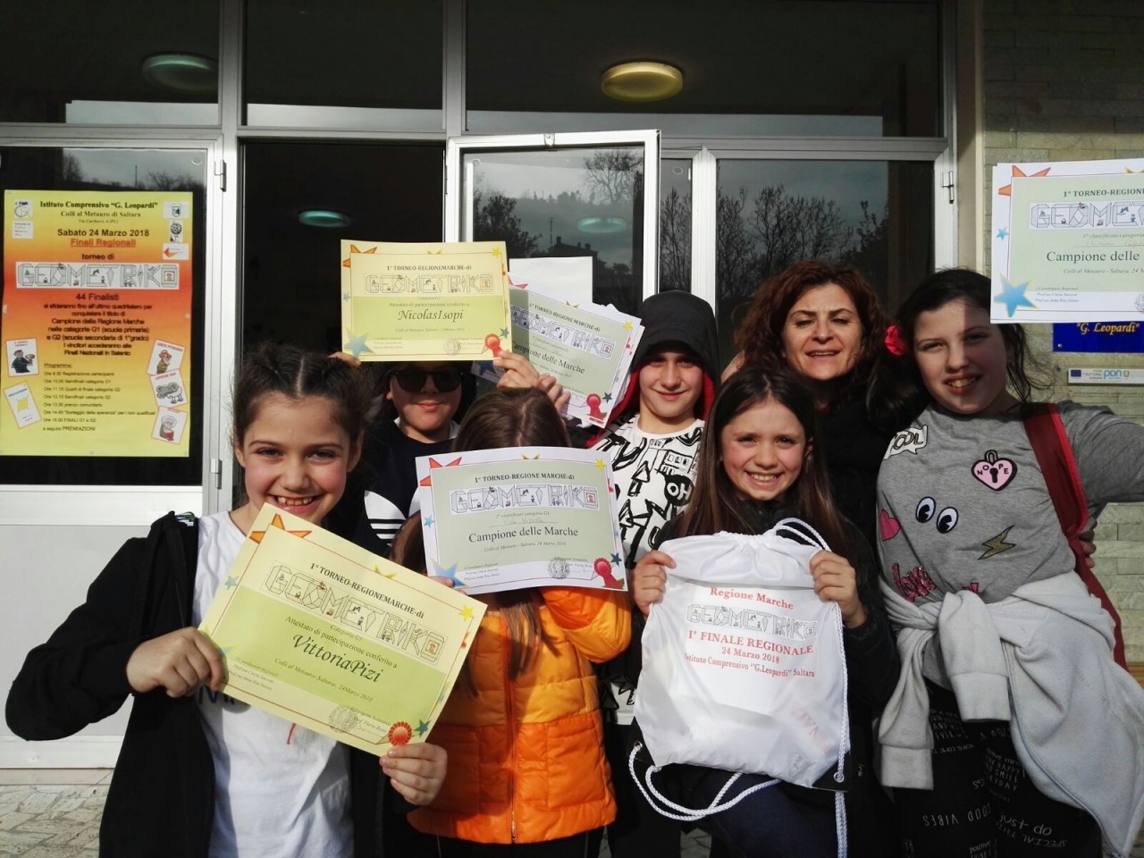 Geometriko: sfondano i giovani <br> dell’Istituto Marchegiani