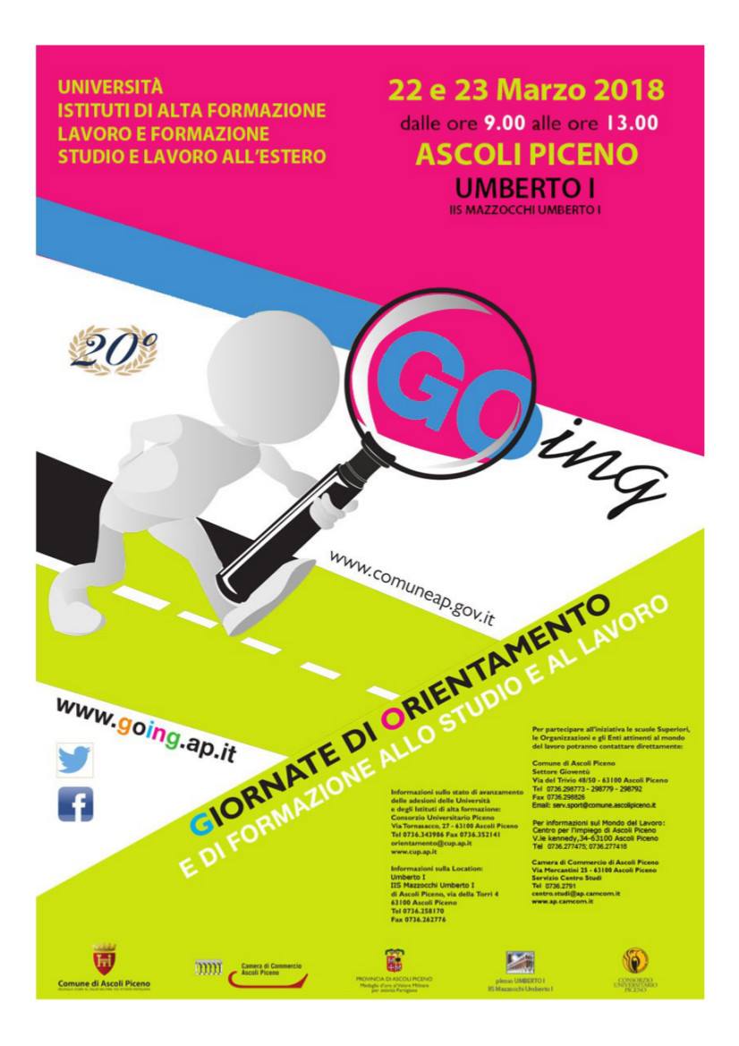 Attesi duemila studenti <br> per il ventennale di Going