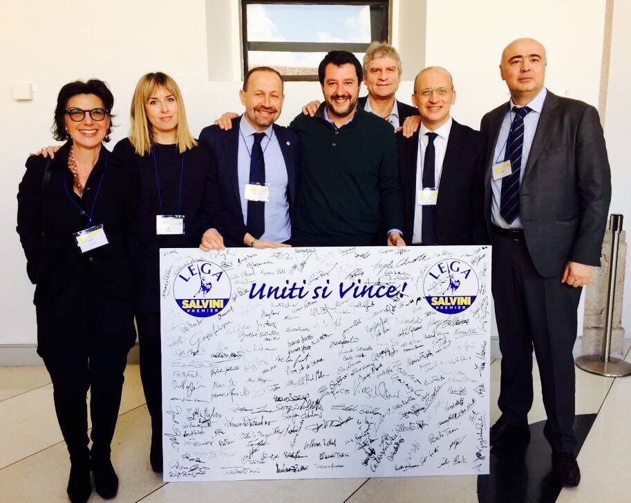 Latini, esordio a Milano <br> insieme a Salvini