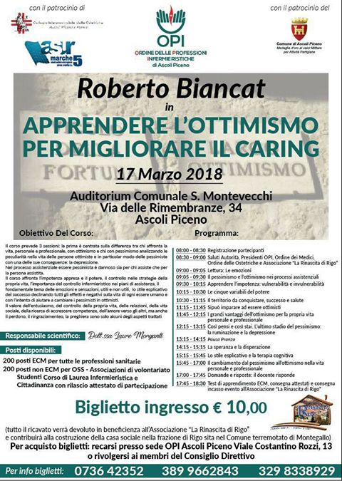 Infermieri a lezione da Biancat <br> all’insegna della solidarietà