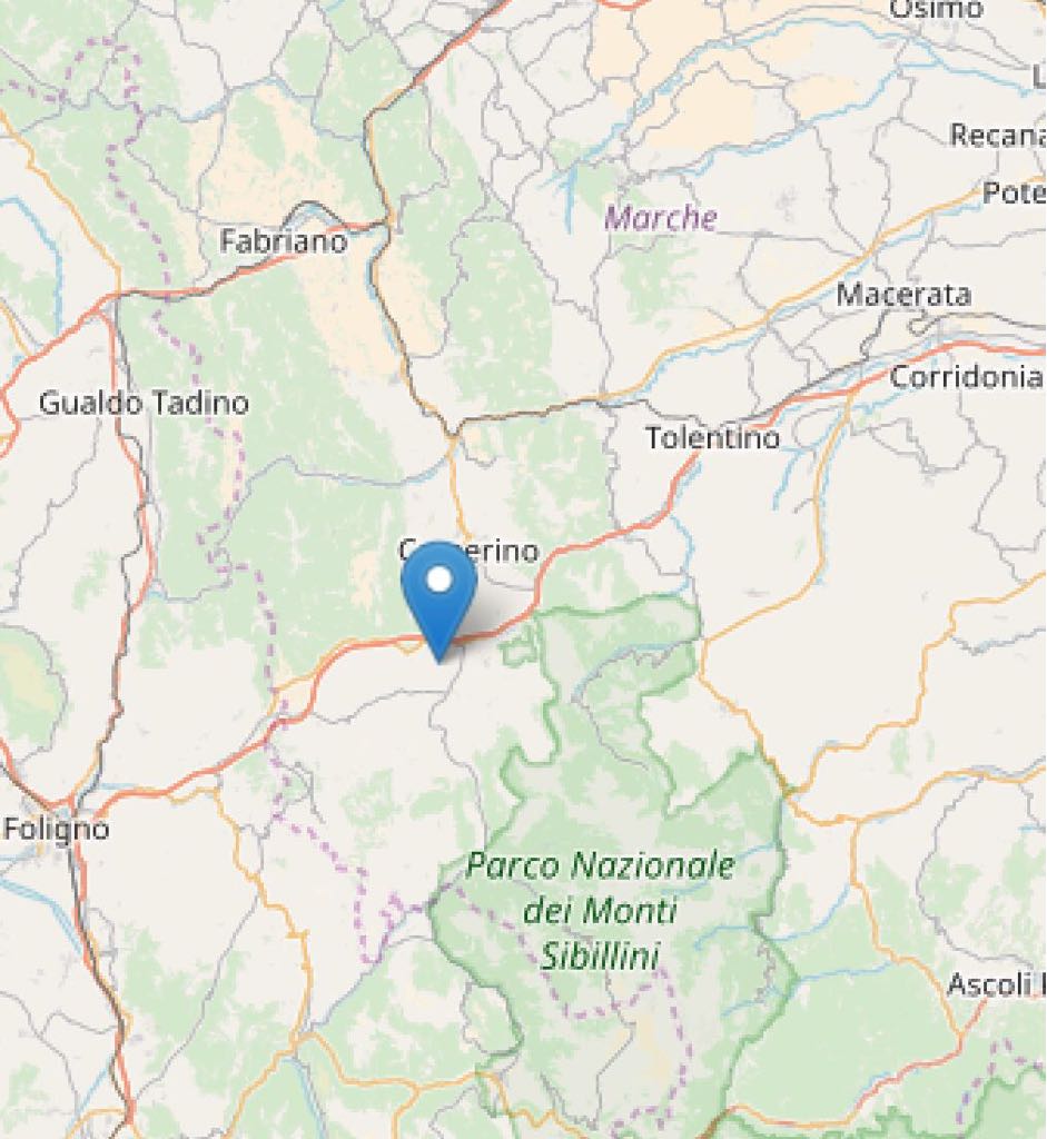 La terra torna a tremare <br> Scosse di 3.5 e 3.4 a Muccia