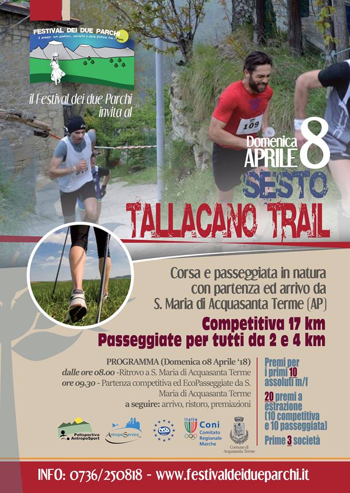 Torna il Tallacano Trail per far <br> rivivere le zone del sisma