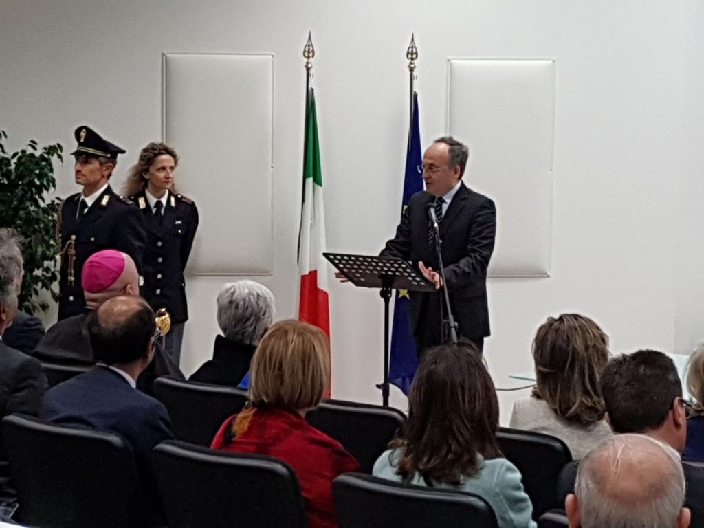 Festa Polizia anche a Fermo <br> De Angelis: «Questura a breve» <br> <span> (Foto e Video)