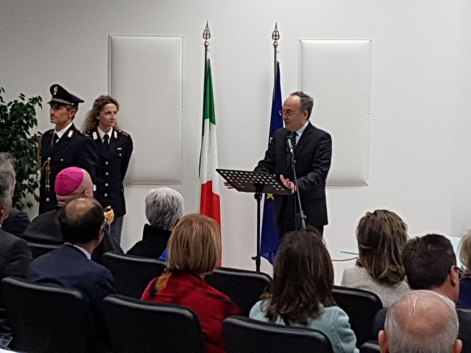 Festa Polizia anche a Fermo <br> De Angelis: «Questura a breve» <br> <span> (Foto e Video)