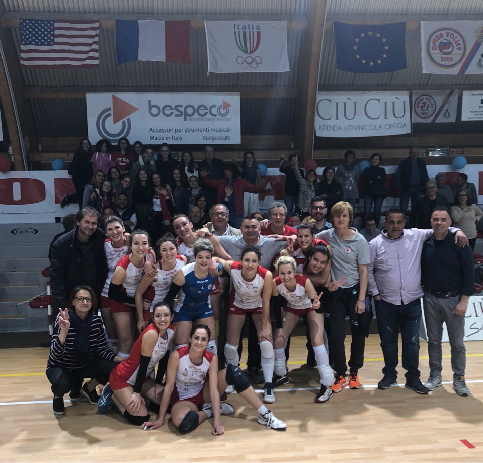 Offida Volley vince anche <br> l’ultima e festeggia la serie B