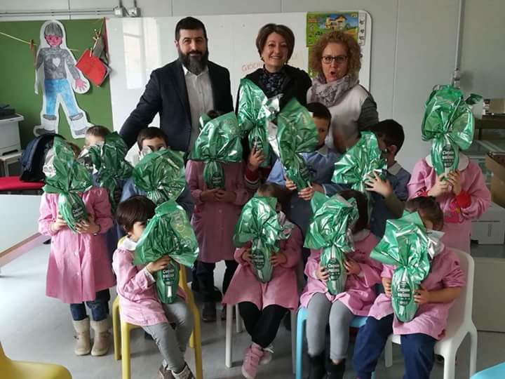 Seicento uova di Pasqua <br> per le zone terremotate <br> grazie a “dottor sorriso”