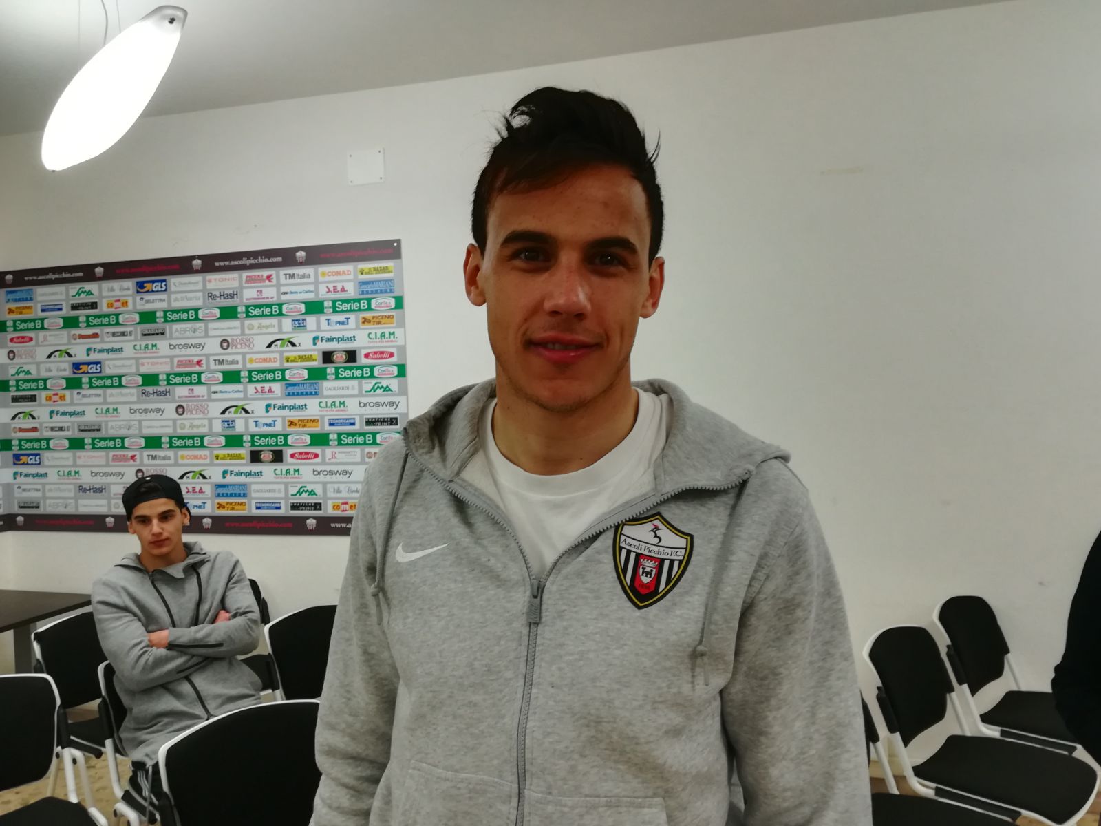 Ascoli, Varela: «Da qui alla fine <br> ogni partita sarà una guerra <br> Ora pensiamo a battere il Carpi»