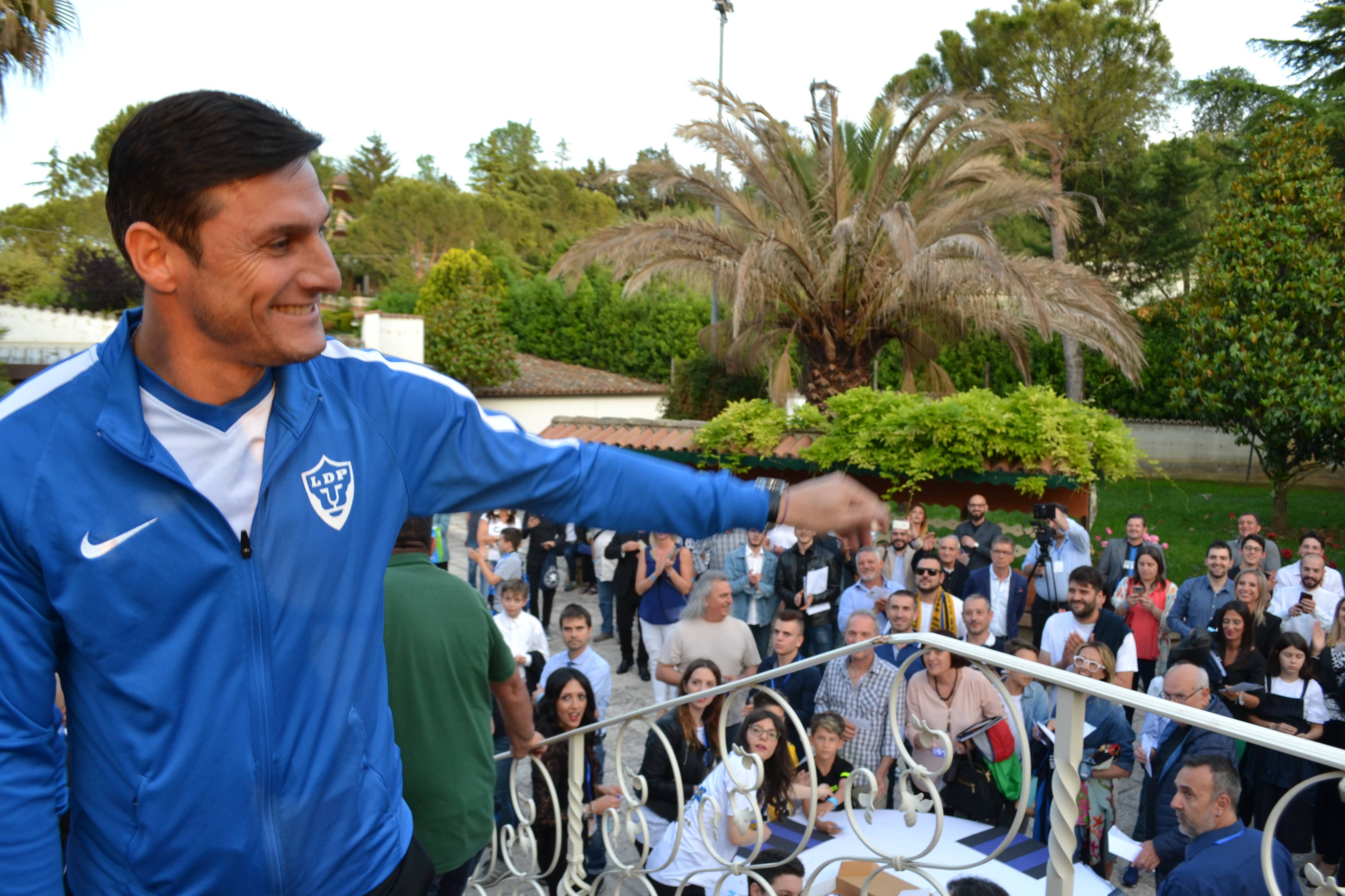 Javier Zanetti: «Che belle le <br>vostre terre, con gente ospitale, <br>prodotti artigianali e cucina di livello»