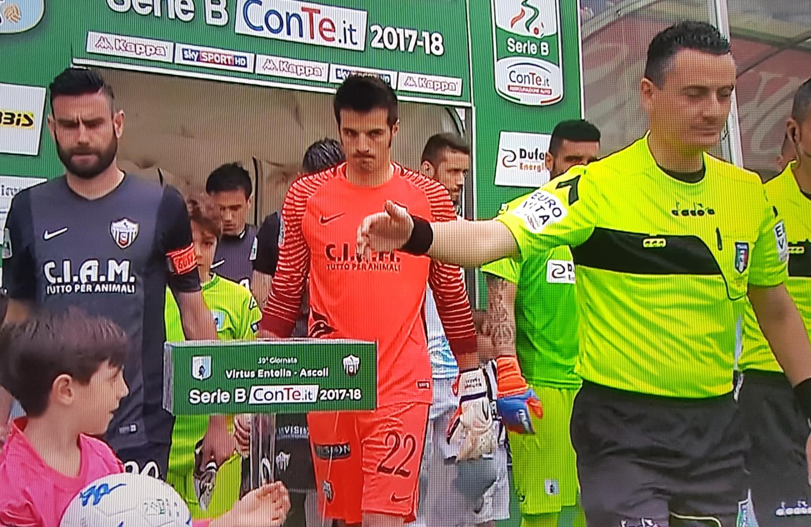 Ascoli, un punto e tanti rimpianti <br> Con l’Entella finisce 1-1 <br> e la salvezza resta appesa a un filo