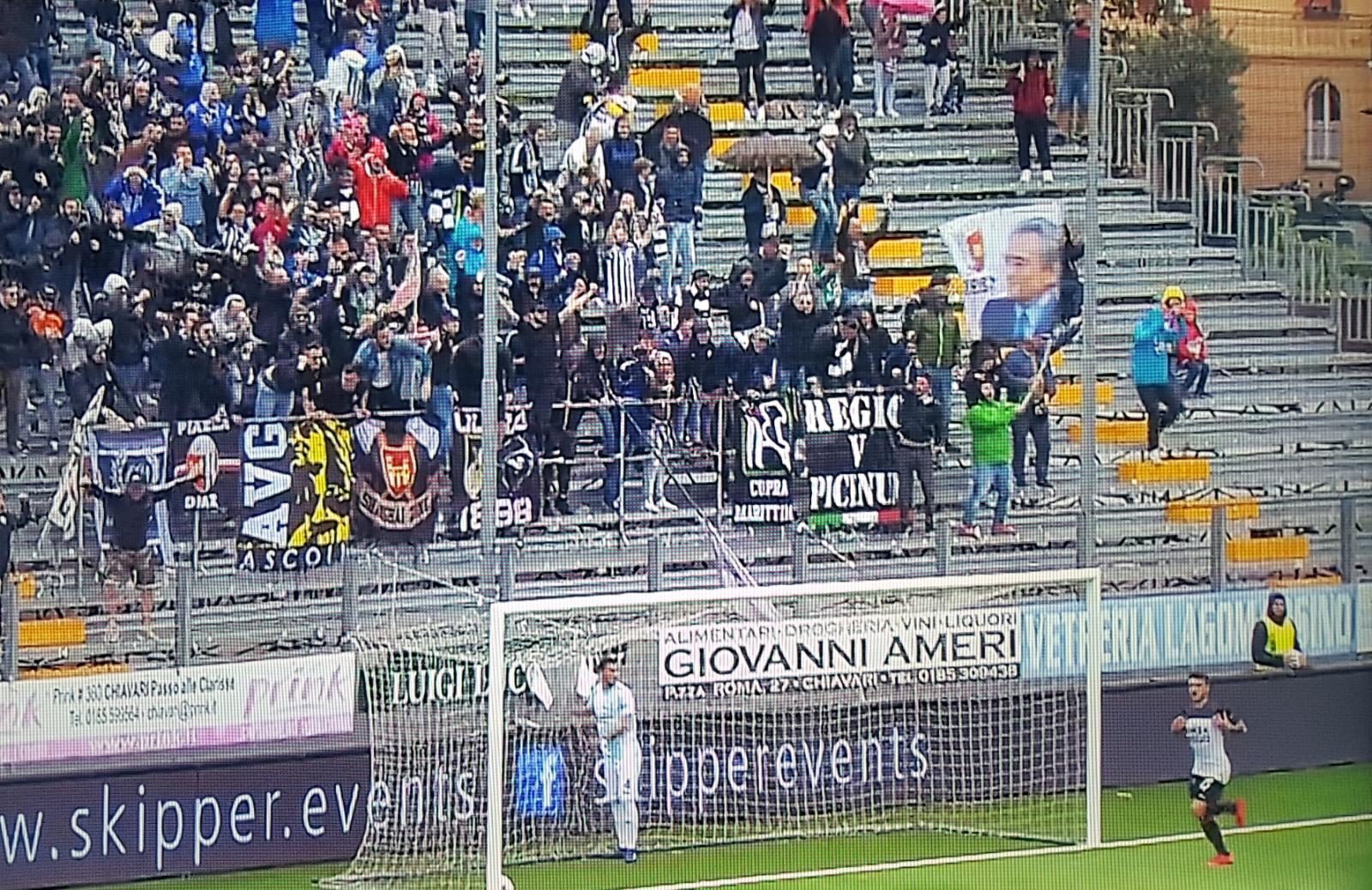 Virtus Entella-Ascoli rinviata: si gioca lunedi alle 16,30