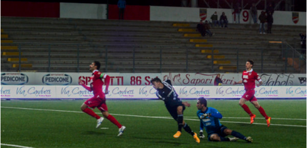 L’Atletico Ascoli fa poker: <br> Gassama Keba cala il tris <br> e col Potenza Picena è 4-0
