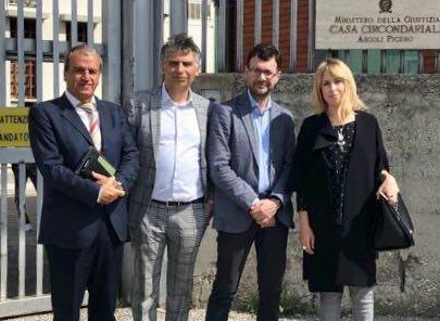 Giorgia Latini visita il carcere: <br> «No al lavoro retribuito <br> con i fondi statali  per Innocent Oshegale»