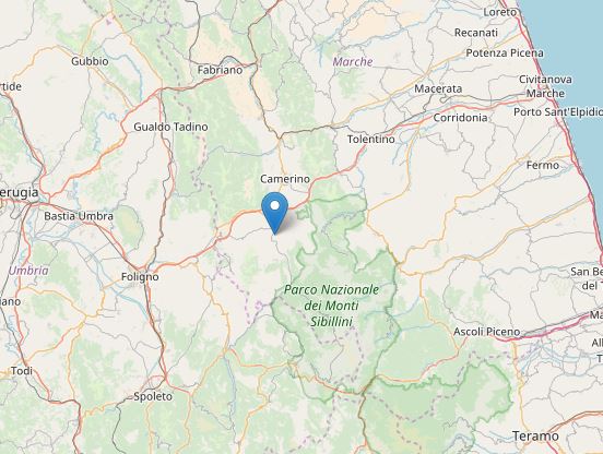 Scossa di 3.2 a Pieve Torina