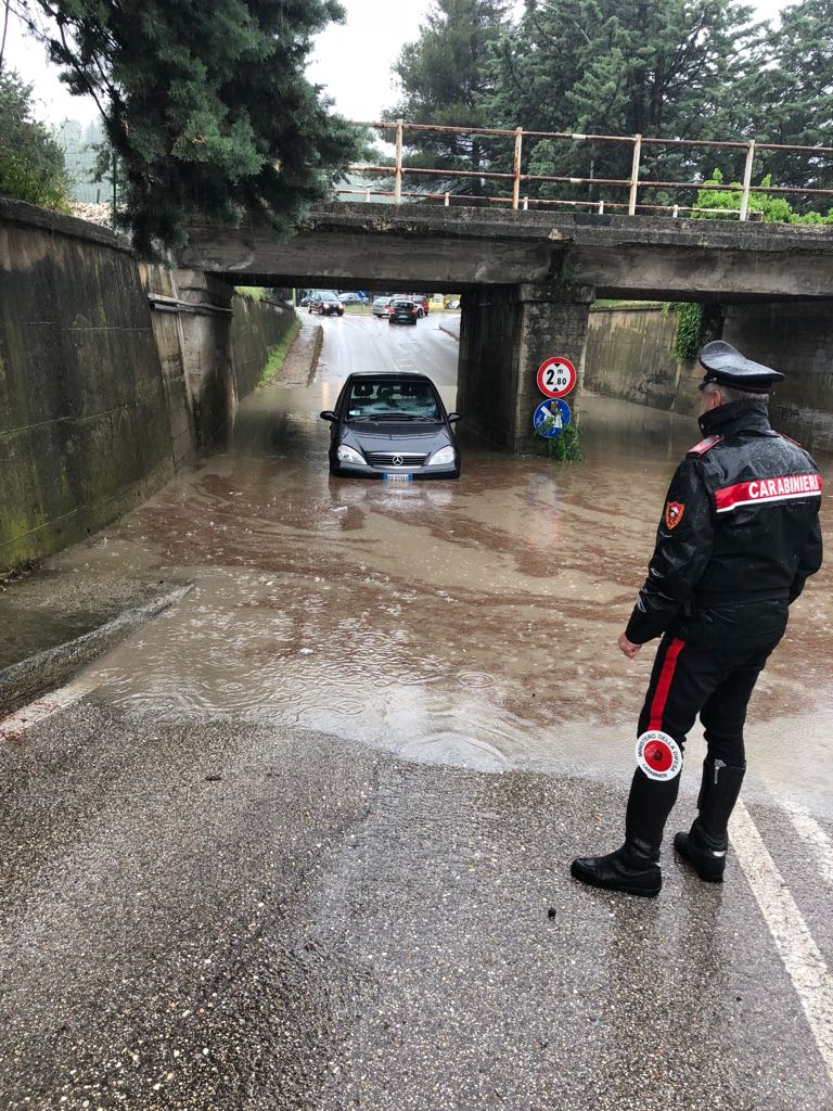 Bomba d’acqua mette <br> in ginocchio la città e il circondario <br> Danni e disagi, ma nessun ferito