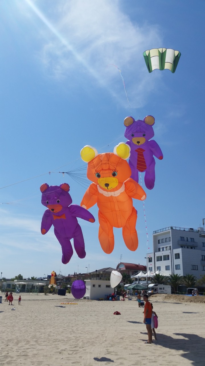 Con “Vento e Colori” <br> ecco gli aquiloni in riva al mare