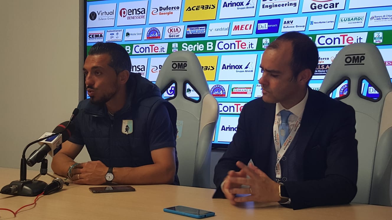 Volpe: «L’Entella al Del Duca <br> avrà un solo risultato <br> e giocheremo per vincere»