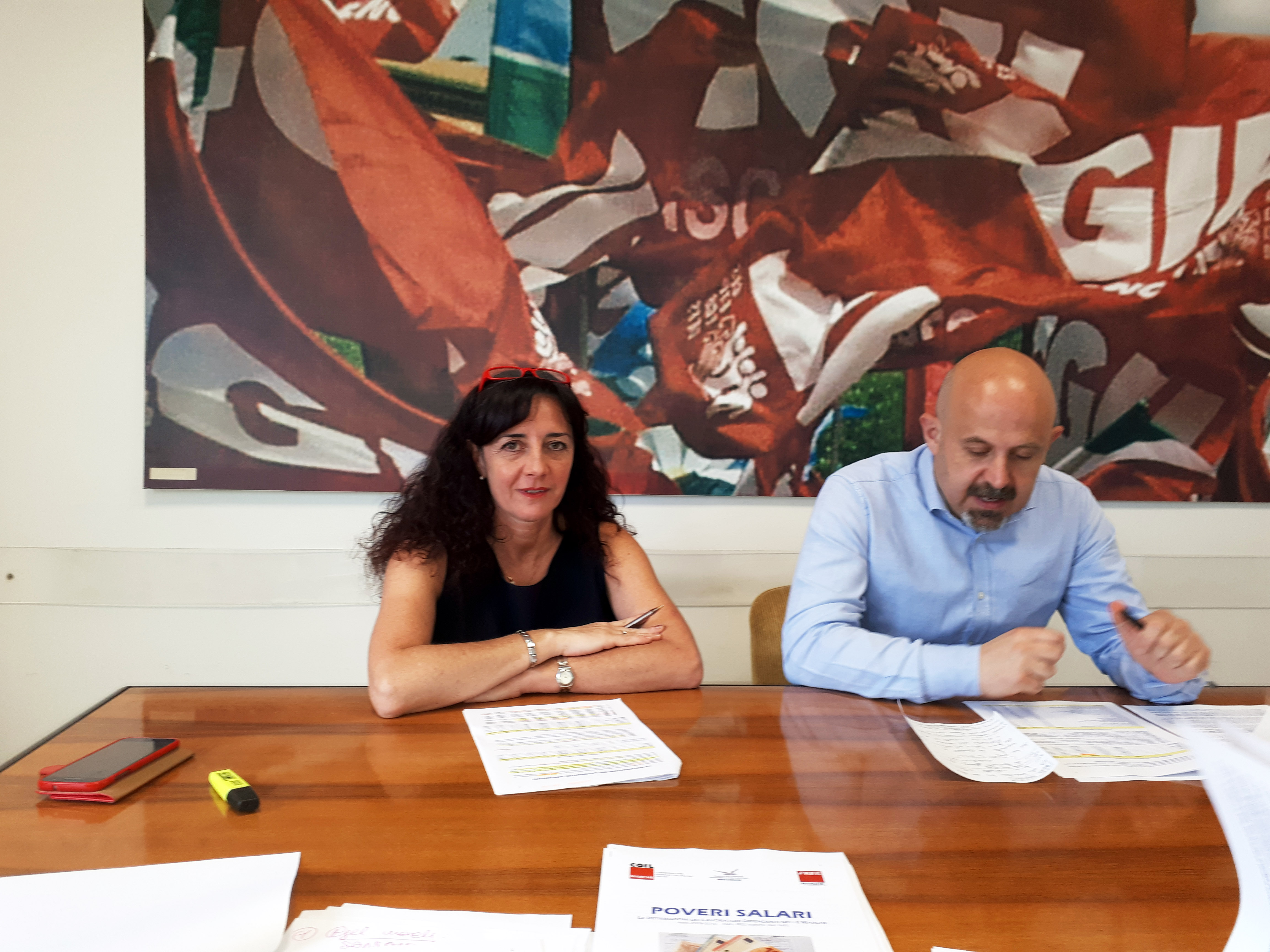 Cgil: «Poveri salari nelle Marche, <br> per i lavoratori dipendenti mensilità <br> sotto la media nazionale e centro Italia»