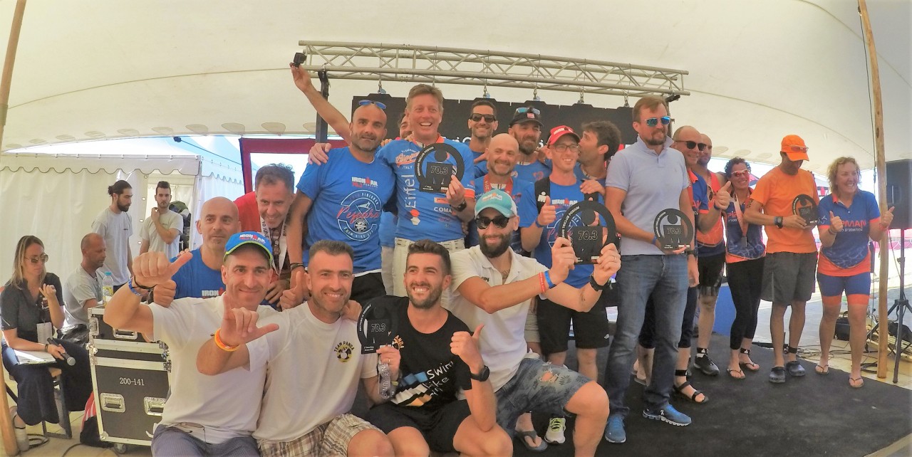 Ironman 70.3 Italy: <br> Flipper Ascoli si impone <br> nel “Tri Club Division IV”