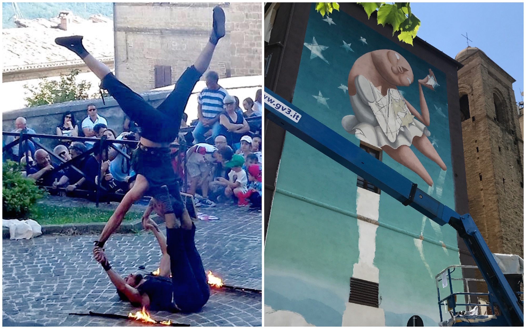 Veregra Street, l’arte di strada <br> unisce Montemonaco e Montegranaro