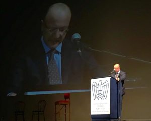 Confindustria, Ascoli e Fermo <br> di nuovo unite di fronte a Boccia <br> Mariani: «Basta burocrazia»(Foto e Video)