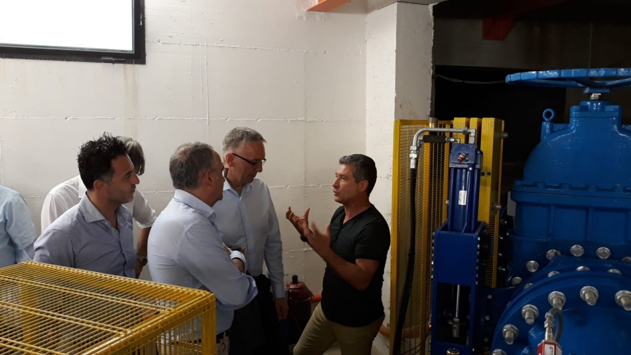 Ceriscioli in visita <br> alle imprese del Piceno