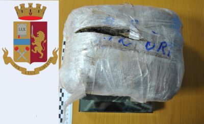 Fermato con un chilo di droga, <br> sospeso dipendente comunale