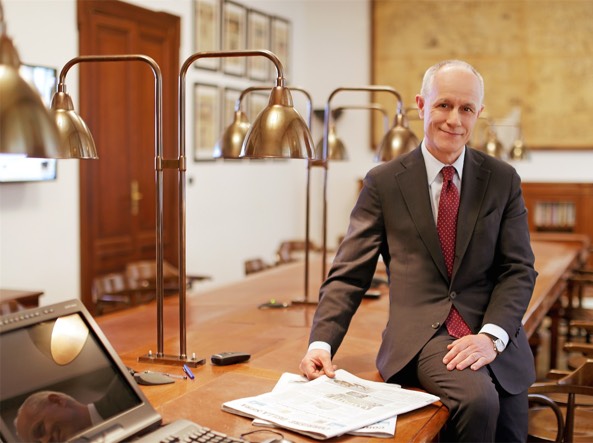 Alla Palazzina azzurra <br> c’è il direttore del Corsera