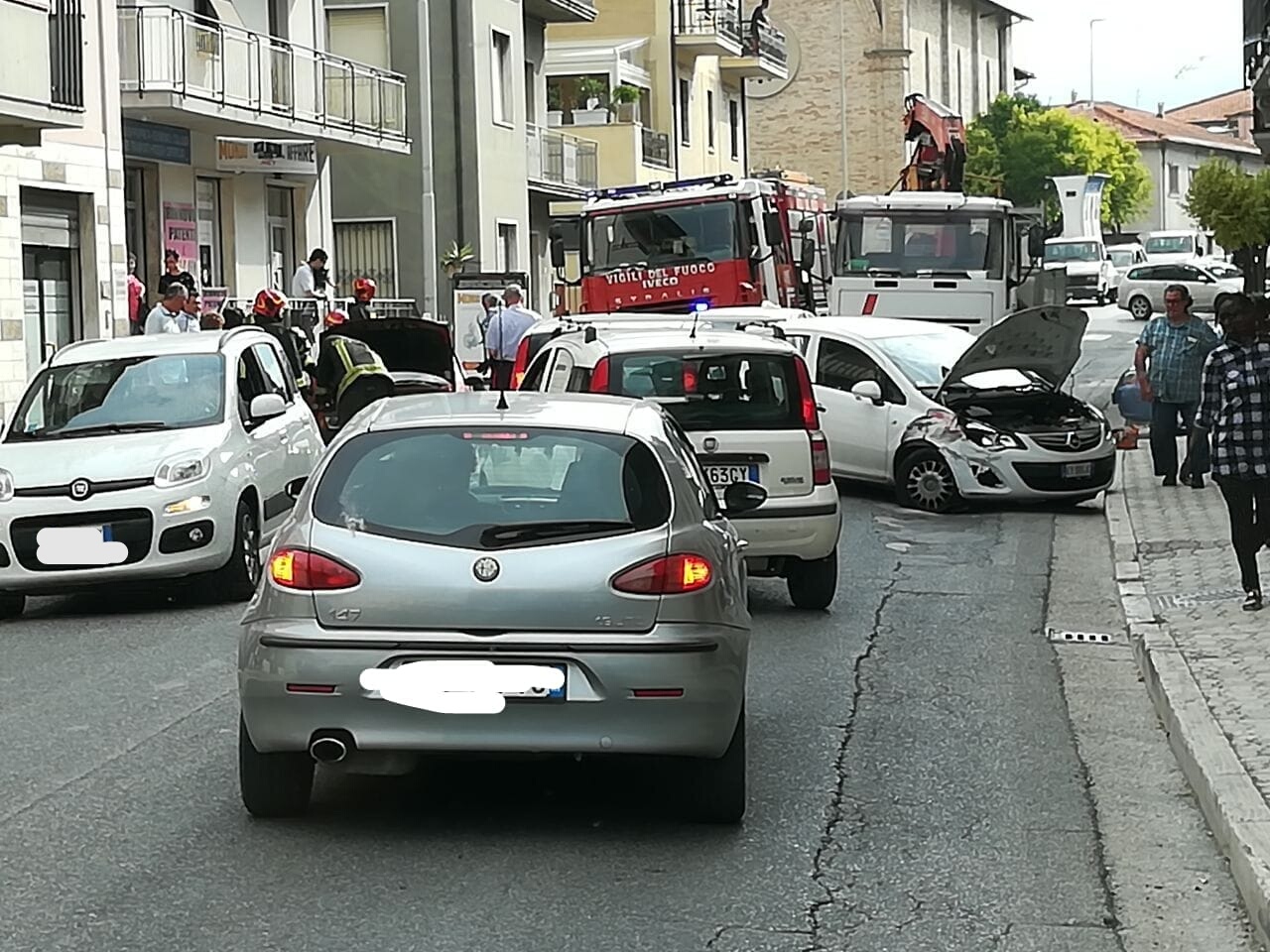 Grave incidente sulla Salaria, <br> si scontrano due auto