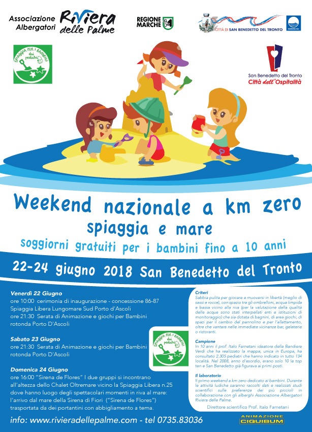 Un week end a misura di bambino <br> con la consegna della Bandiera Verde