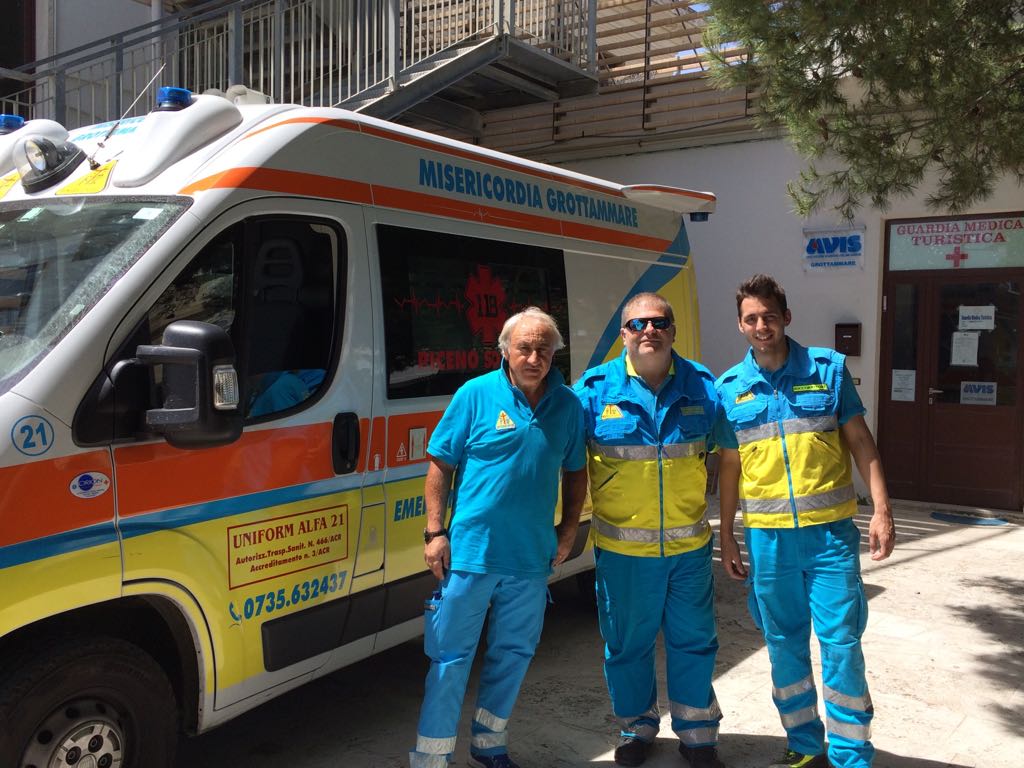 Caldo torrido, superlavoro <br> per i volontari della Misericordia